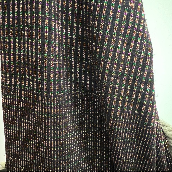 NWT Misha Dulci Metallic Stripe Cut Out Bodycon Dress - Picture 7 of 12